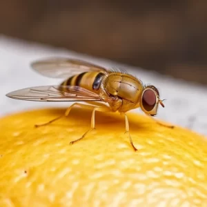 a fruit fly on an orange: Unbelievable Insect Secrets: 23 Mind-Blowing Pest Facts You Never Knew